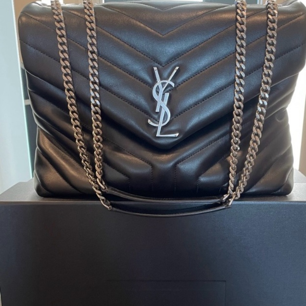YSL Bag (Medium) use as crossbody or double handles. New w/box and dust bag.